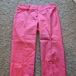 New With Tags!  Ann Taylor Carnegie Crop pants 00p pink